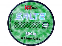 Pletená šòùra Saltz 300m ICE fish 16, 22, 38 a 52kg