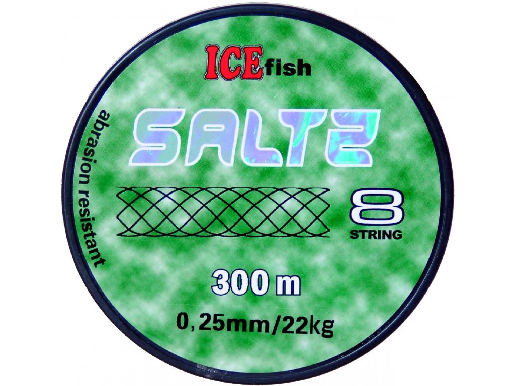 Pletená šòùra Saltz 300m ICE fish 16, 22, 38 a 52kg - zvìtšit obrázek