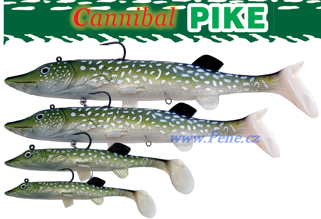 Umìlá rybáøská nástraha Canibal Pike 22, 25 cm štika - zvìtšit obrázek