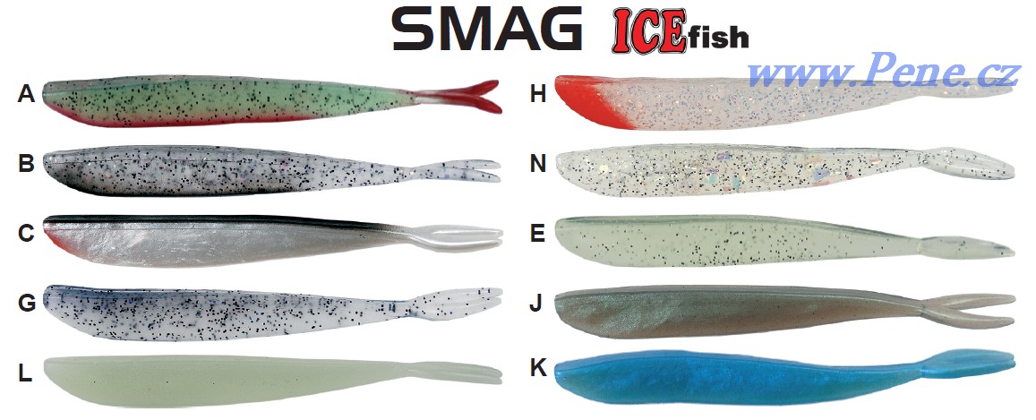 Smáèek SMAG ICE fish vláèecí 6cm  5ks DropShot - zvìtšit obrázek